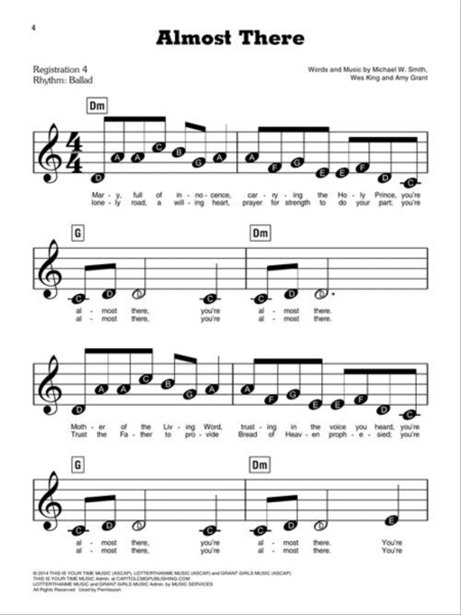 100 Most Beautiful Christmas Songs Electronic Keyboard scores gallery preview page 5