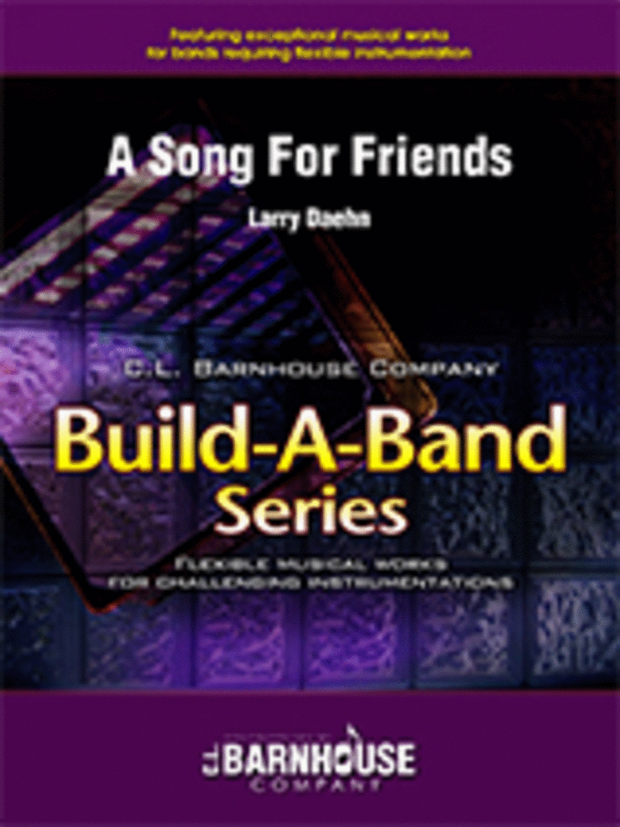 A Song For Friends Concert Band scores gallery preview page 1