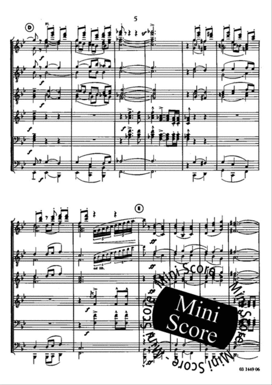 Theme D'Orgue Concert Band scores gallery preview page 11