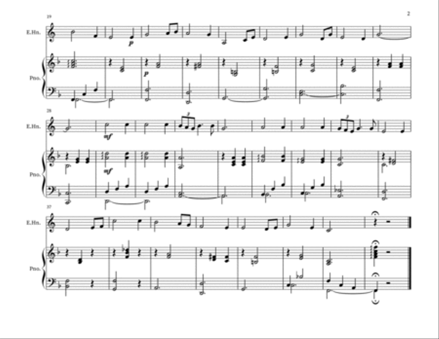 If You Were The Only Girl In The World English Horn scores gallery preview page 2