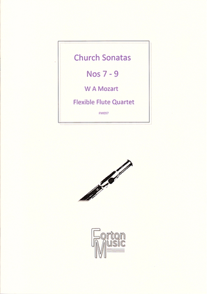 Book cover for Church Sonatas Nos 7 - 9