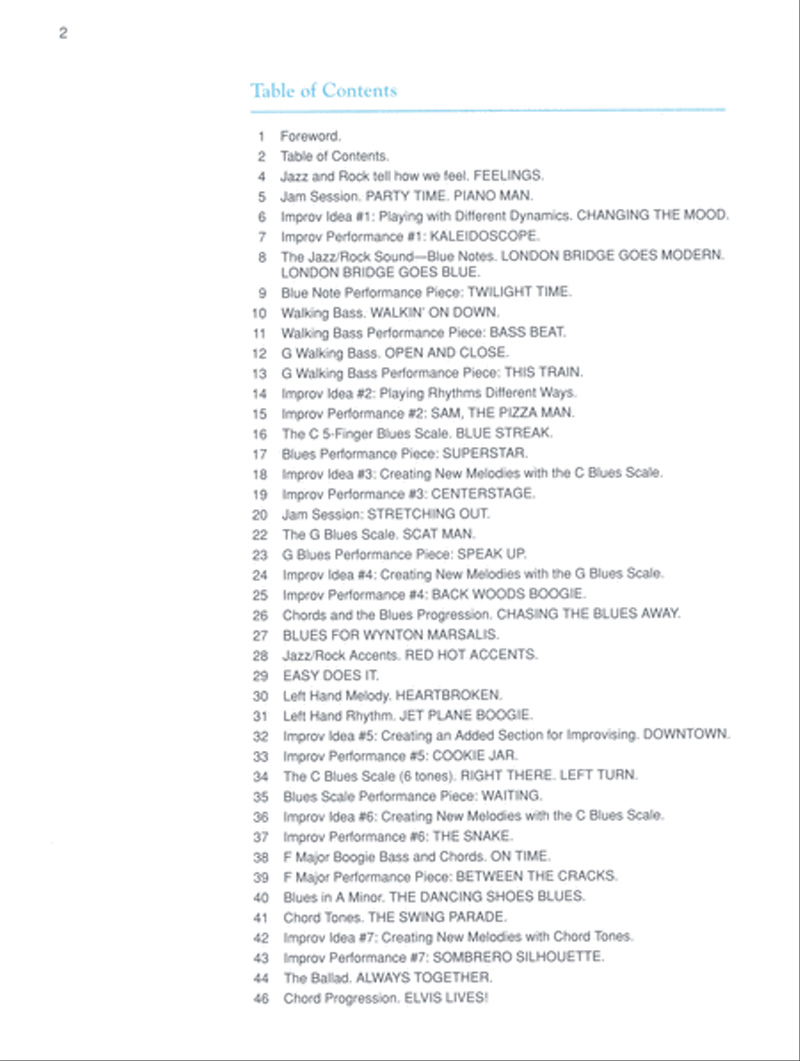 Alfred's Basic Adult Piano Course - Jazz/Rock Course (Book/CD) Piano Method scores gallery preview page 2