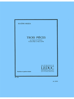 Book cover for 3 Pieces (trombones 4)