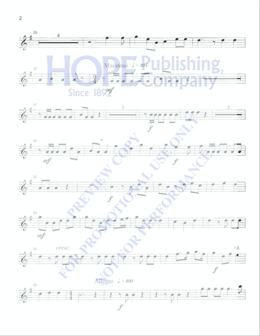 Music for the Royal Fireworks 5-Octaves scores gallery preview page 5