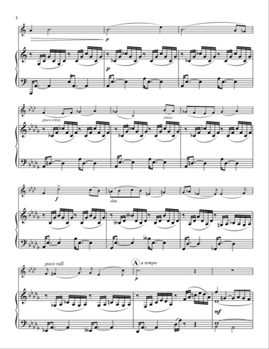 Deux Pieces Piano Accompaniment scores gallery preview page 2