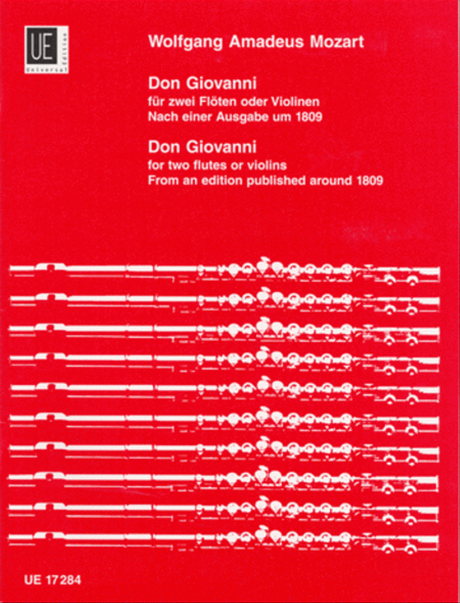 Don Giovanni, 2 Flutes Don Giovanni, 2 Flutes Flute Duet scores gallery preview page 1