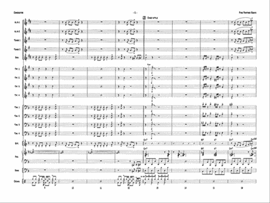 Pink Panther Remix: Score Jazz Ensemble scores gallery preview page 4