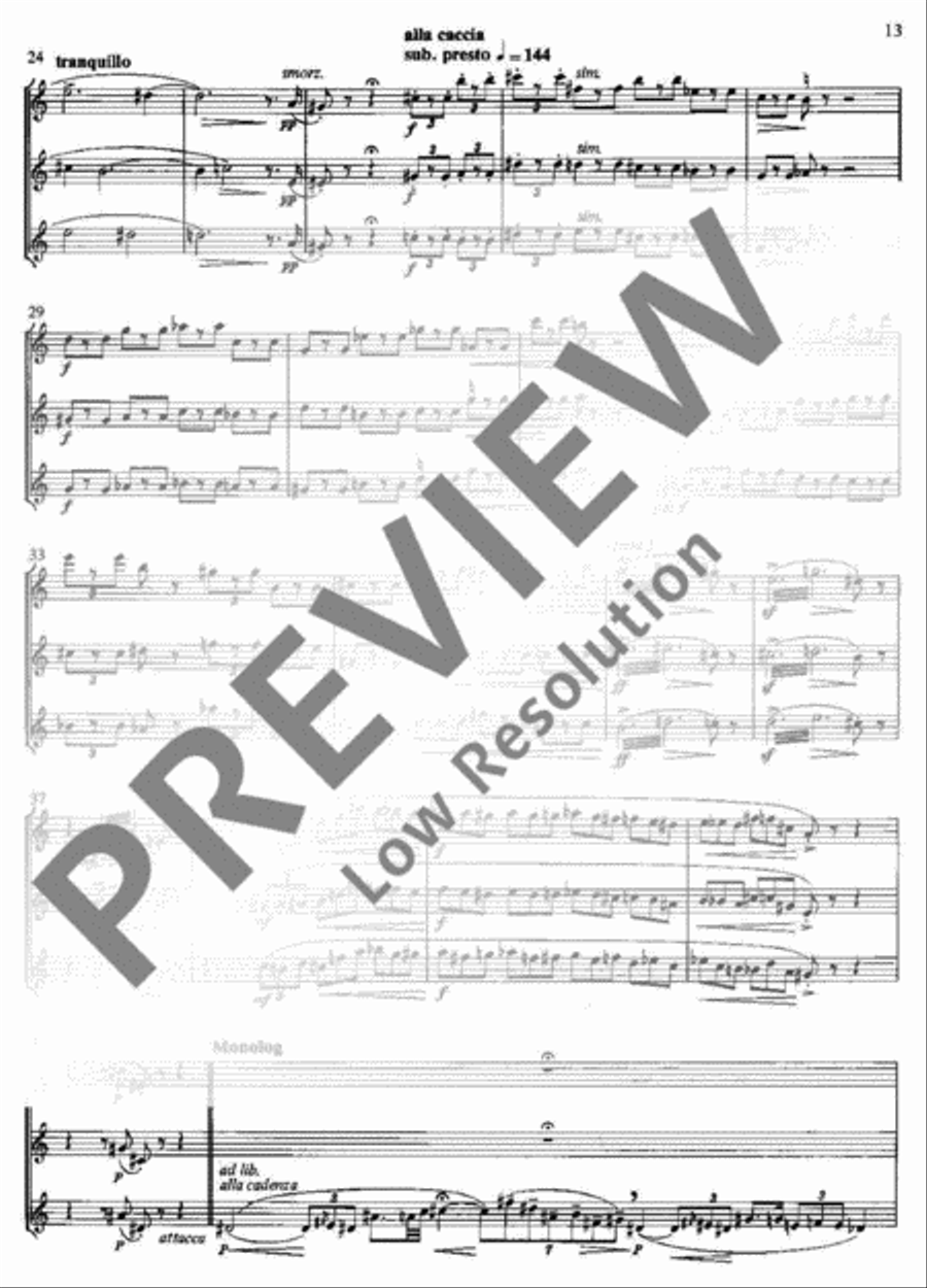 Hindemith Variations English Horn scores gallery preview page 14