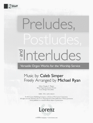 Book cover for Preludes, Postludes, and Interludes