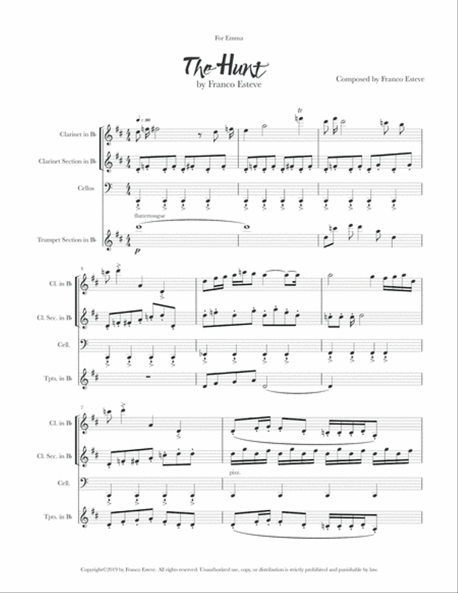 The Hunt Chamber Orchestra scores gallery preview page 2