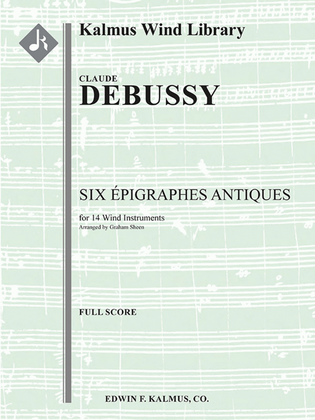 Book cover for Six Epigraphes Antiques