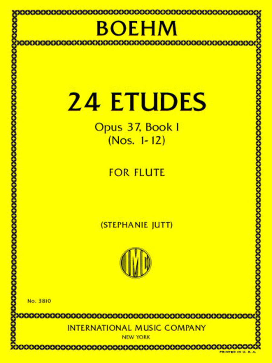 24 Etudes, Opus 37, Book I (Etudes 1-12) for Solo Flute