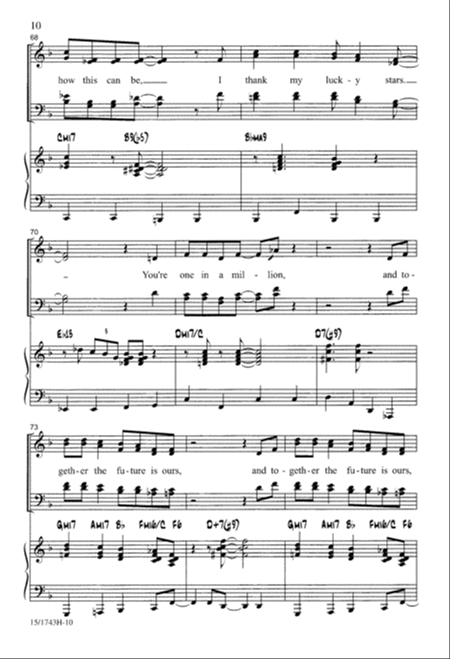 One in a Million One in a Million 4-Part scores gallery preview page 11