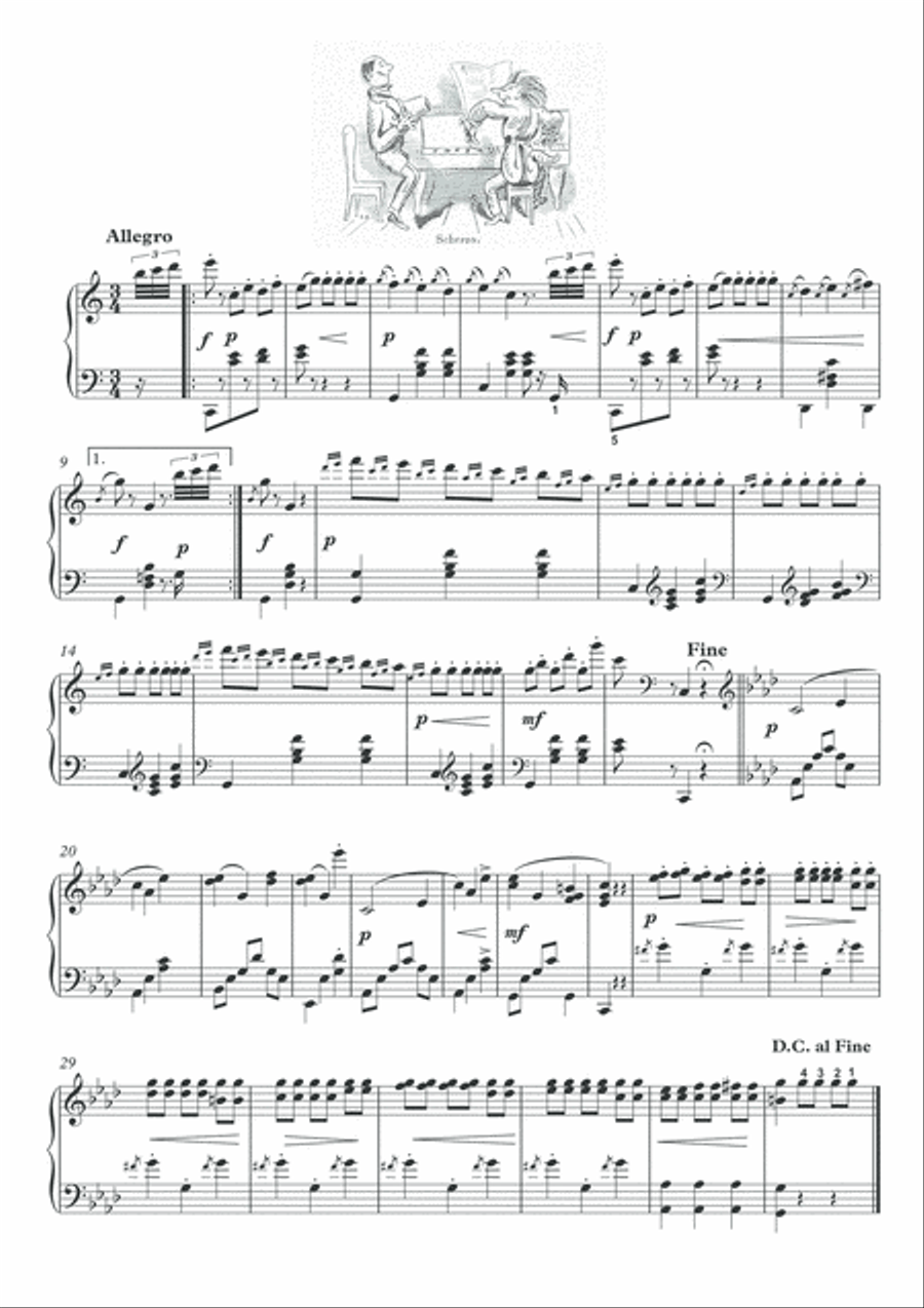 Musical Sketches Piano Solo scores gallery preview page 3