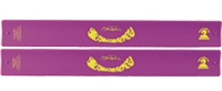 Jimi Hendrix 2-Pack Purple Slap Band with Are You Experienced Graphic