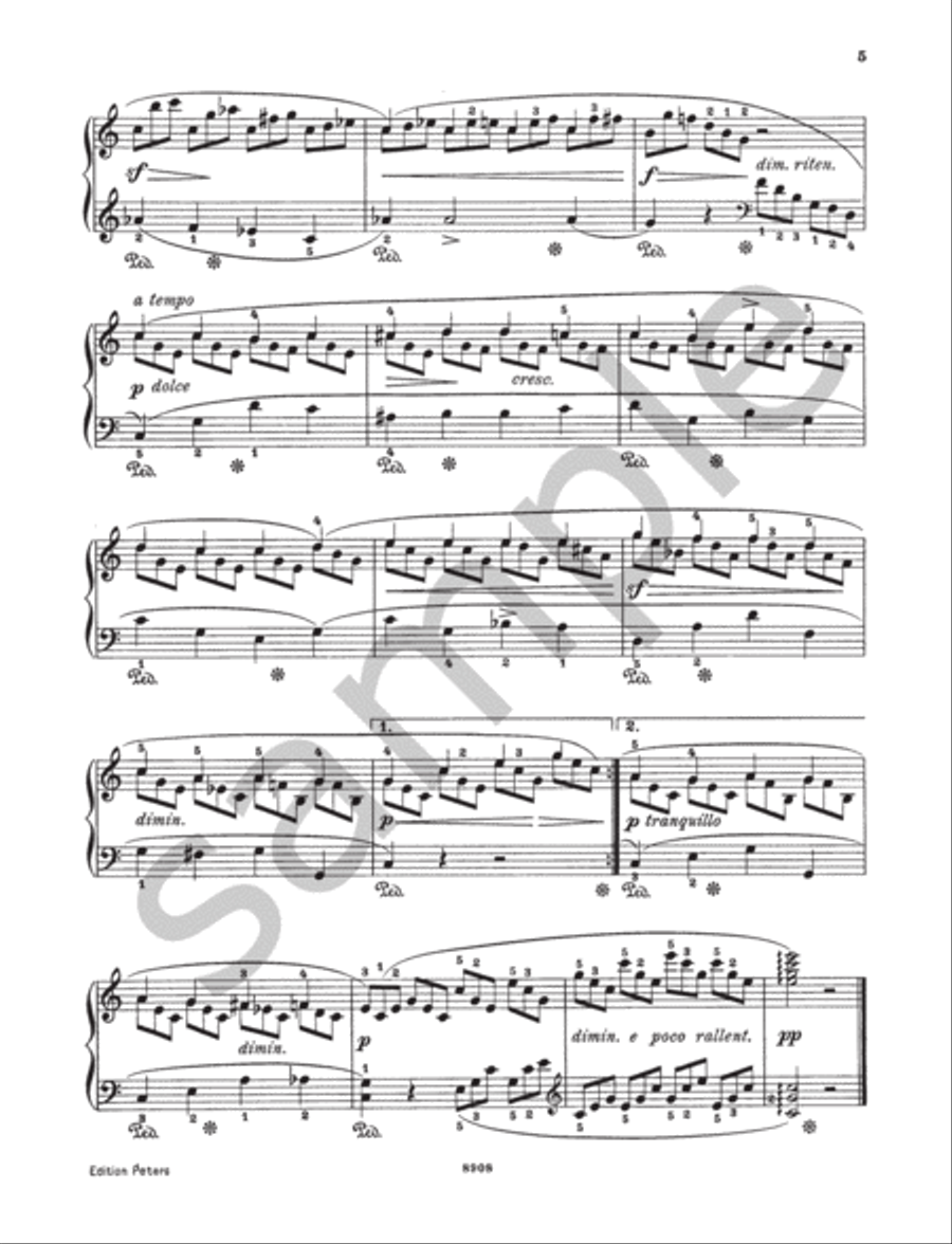 18 Characteristic Studies Op.109 Piano Method scores gallery preview page 4