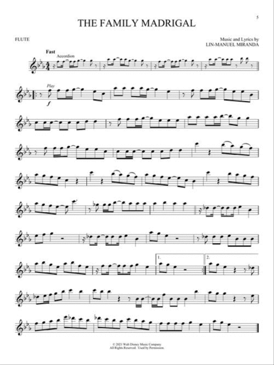 Encanto for Flute Flute Solo scores gallery preview page 4