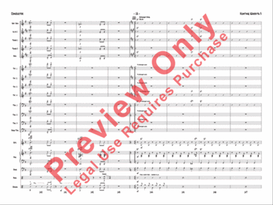 Hunting Wabbits 3 (Get Off My Lawn) Jazz Ensemble scores gallery preview page 21