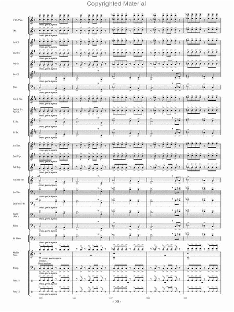 Flight of Valor Concert Band scores gallery preview page 29
