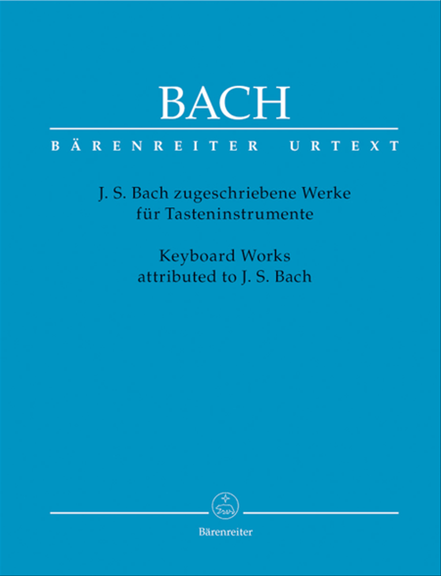 Keyboard Works attributed to J. S. Bach Harpsichord scores gallery preview page 1
