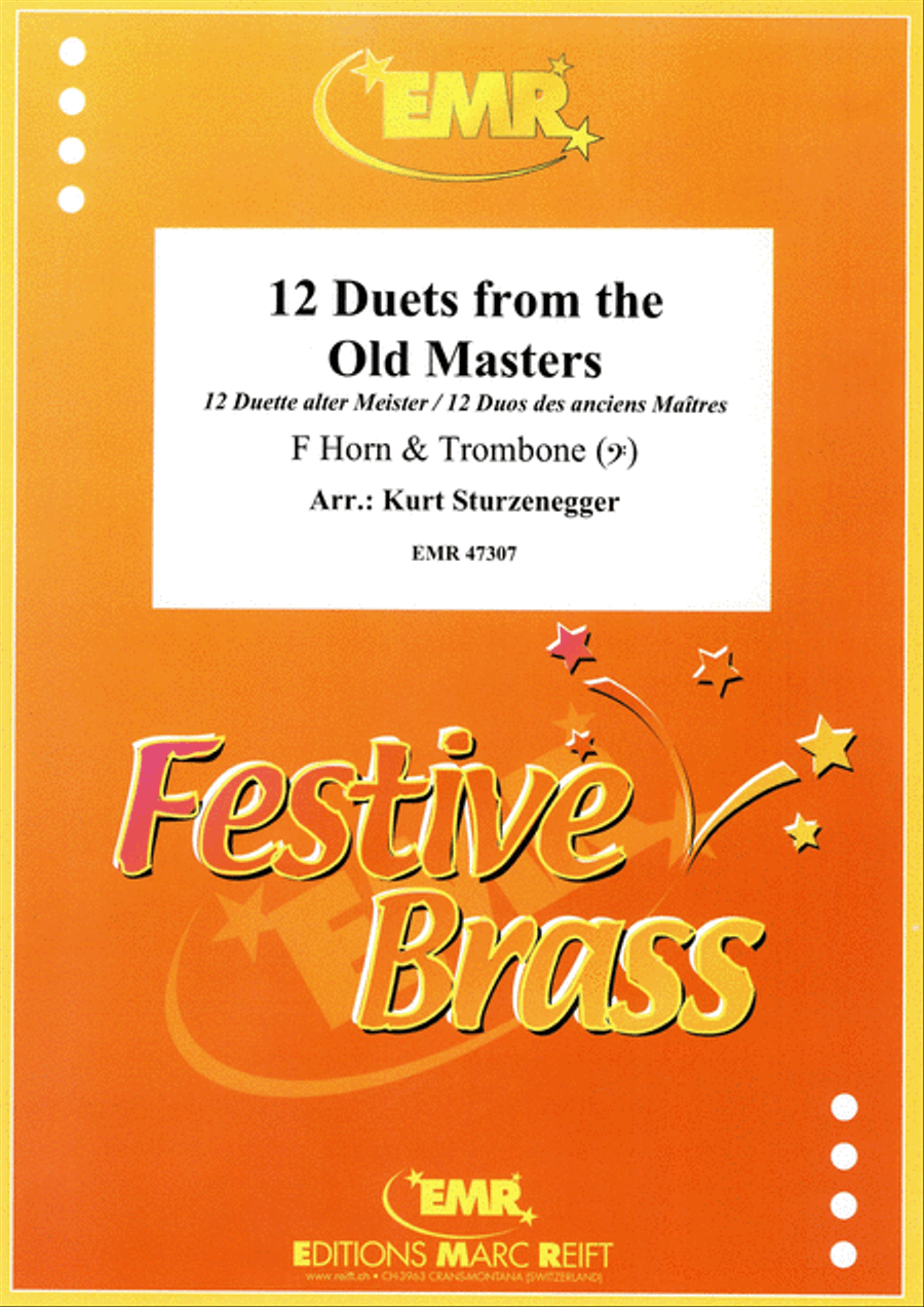 12 Duets from The Old Masters Trombone scores gallery preview page 1