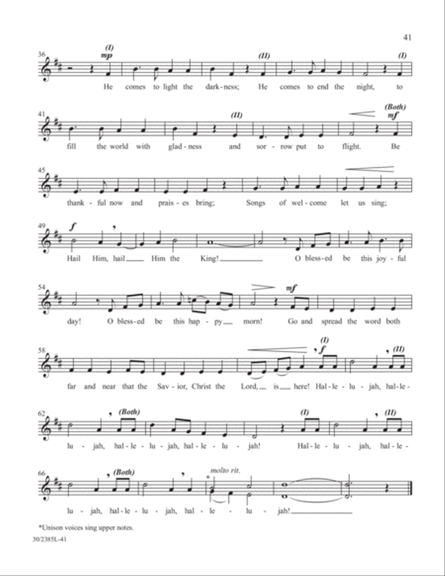 Simply Natalie Sleeth Unison Choir scores gallery preview page 42