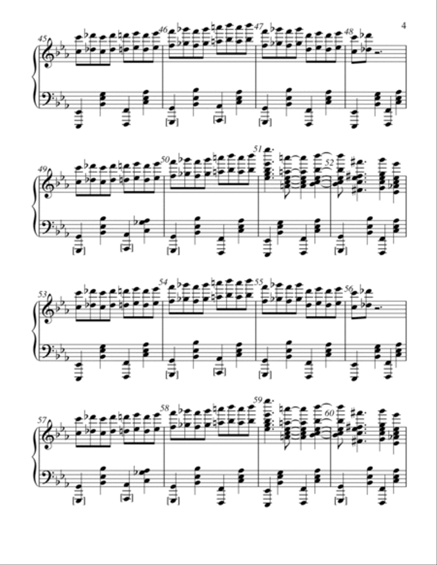 Powerhouse - Score Only Handbell Choir scores gallery preview page 4