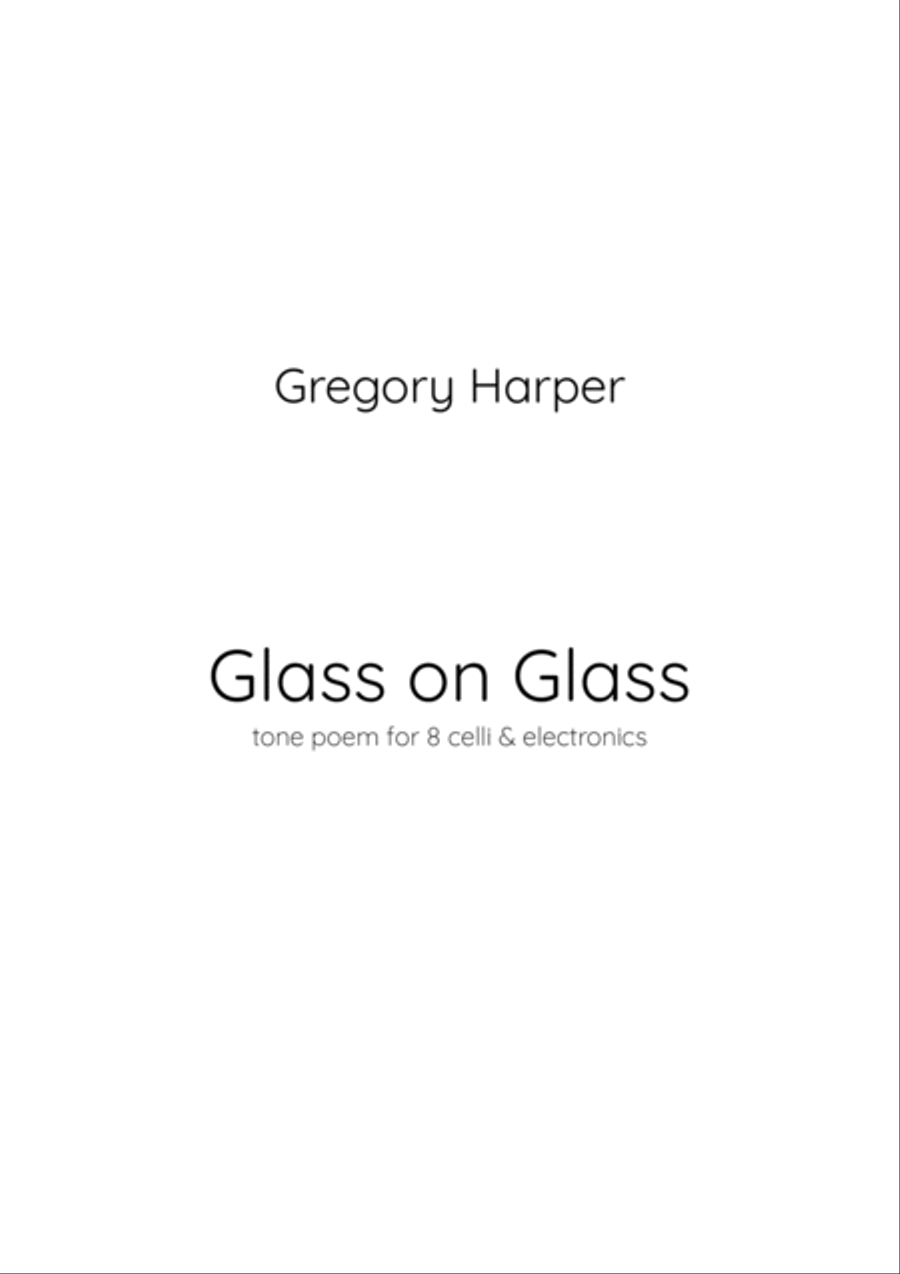 Glass on Glass Glass on Glass Cello scores gallery preview page 2