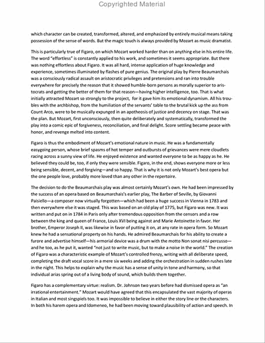 Mozart: A Life Mozart: A Life Collection / Songbook scores gallery preview page 8