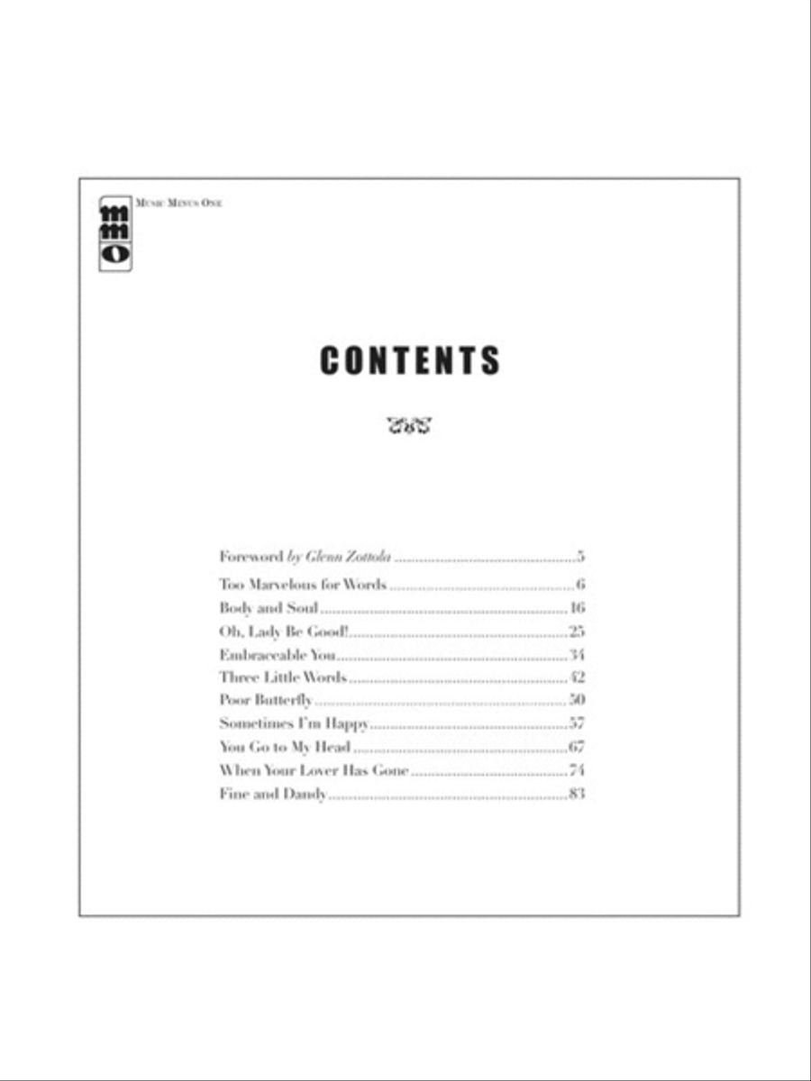 Too Marvelous for Words – Standards for Tenor Sax, Vol. 1 Tenor Saxophone scores gallery preview page 2