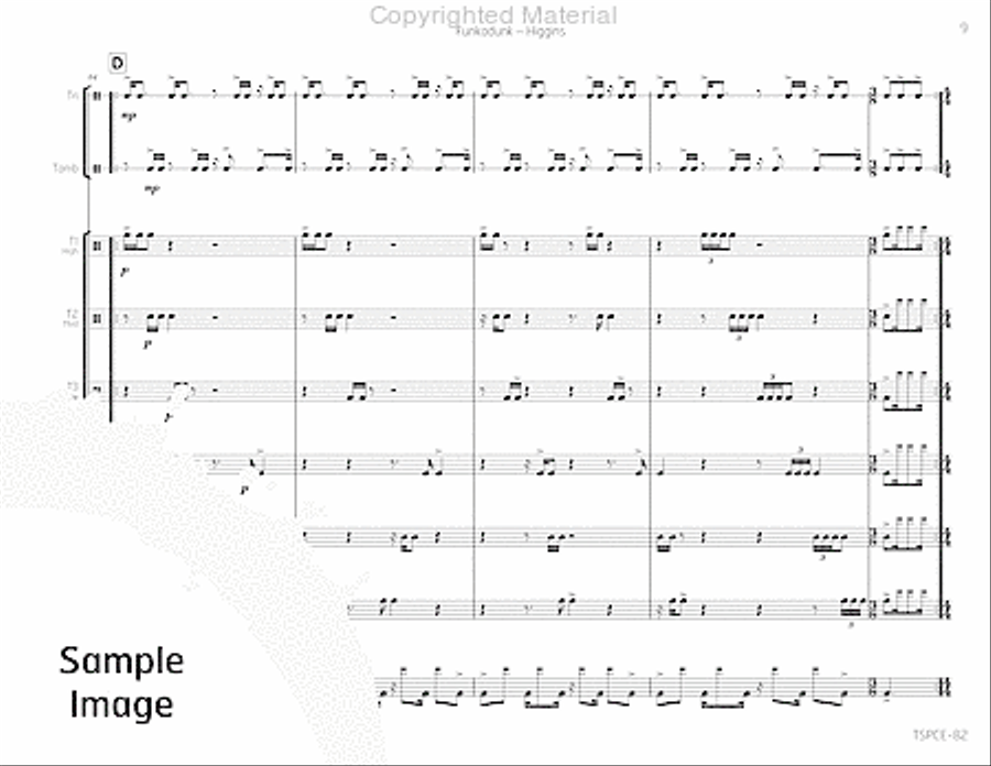 Funkadunk Percussion Ensemble scores gallery preview page 12