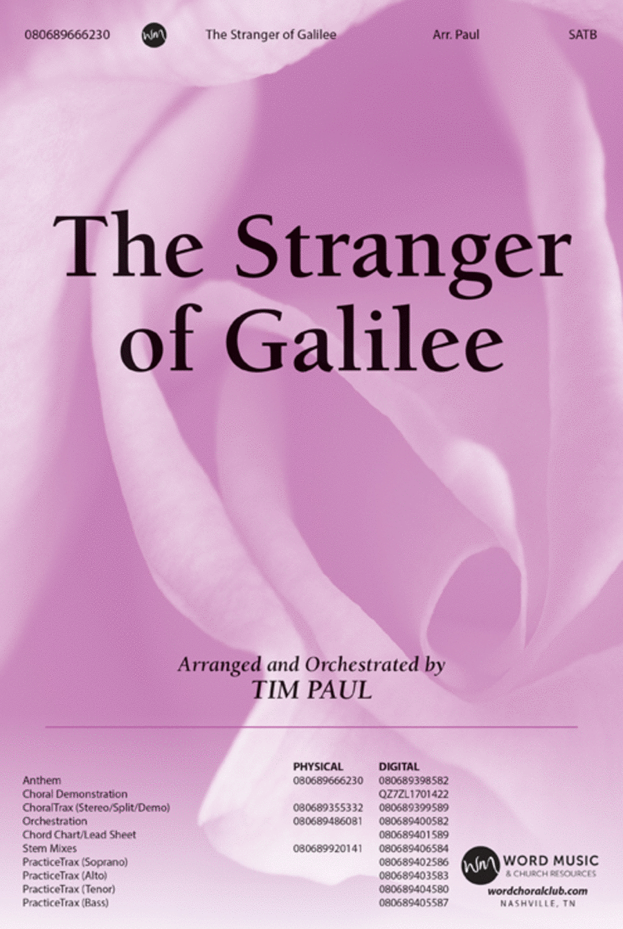 The Stranger of Galilee - Anthem 4-Part scores gallery preview page 1