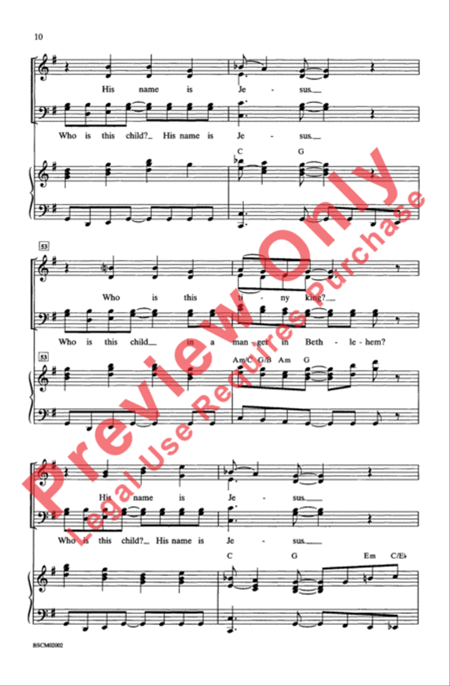 Who Is This Tiny King? 4-Part scores gallery preview page 9