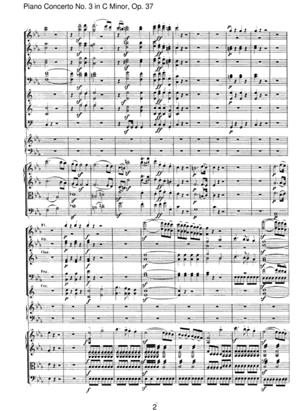 Beethoven 3. Klavierkonzert 1st movement