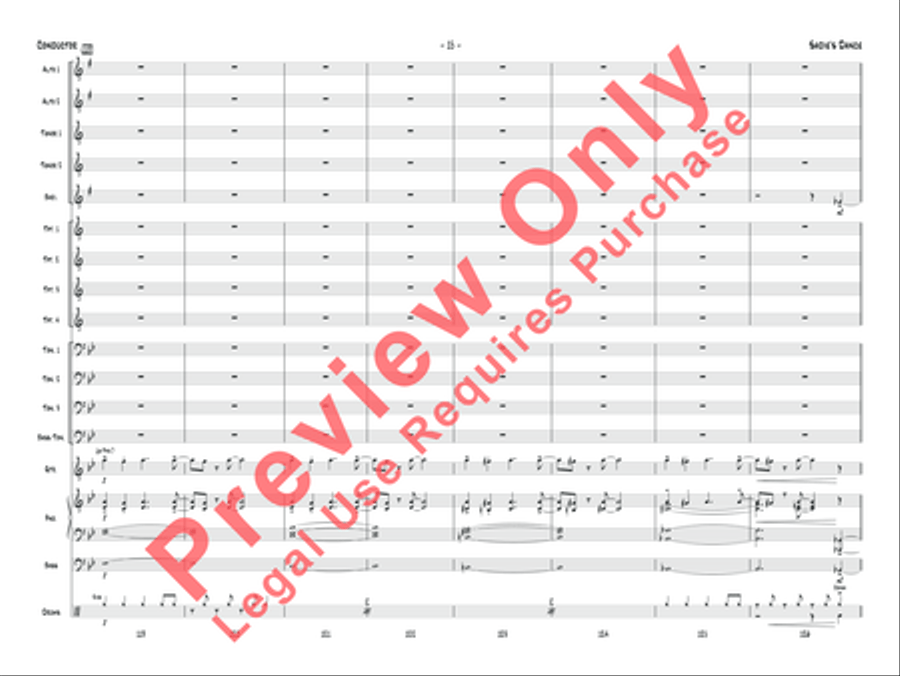 Sadie's Dance Sadie's Dance Jazz Ensemble scores gallery preview page 16