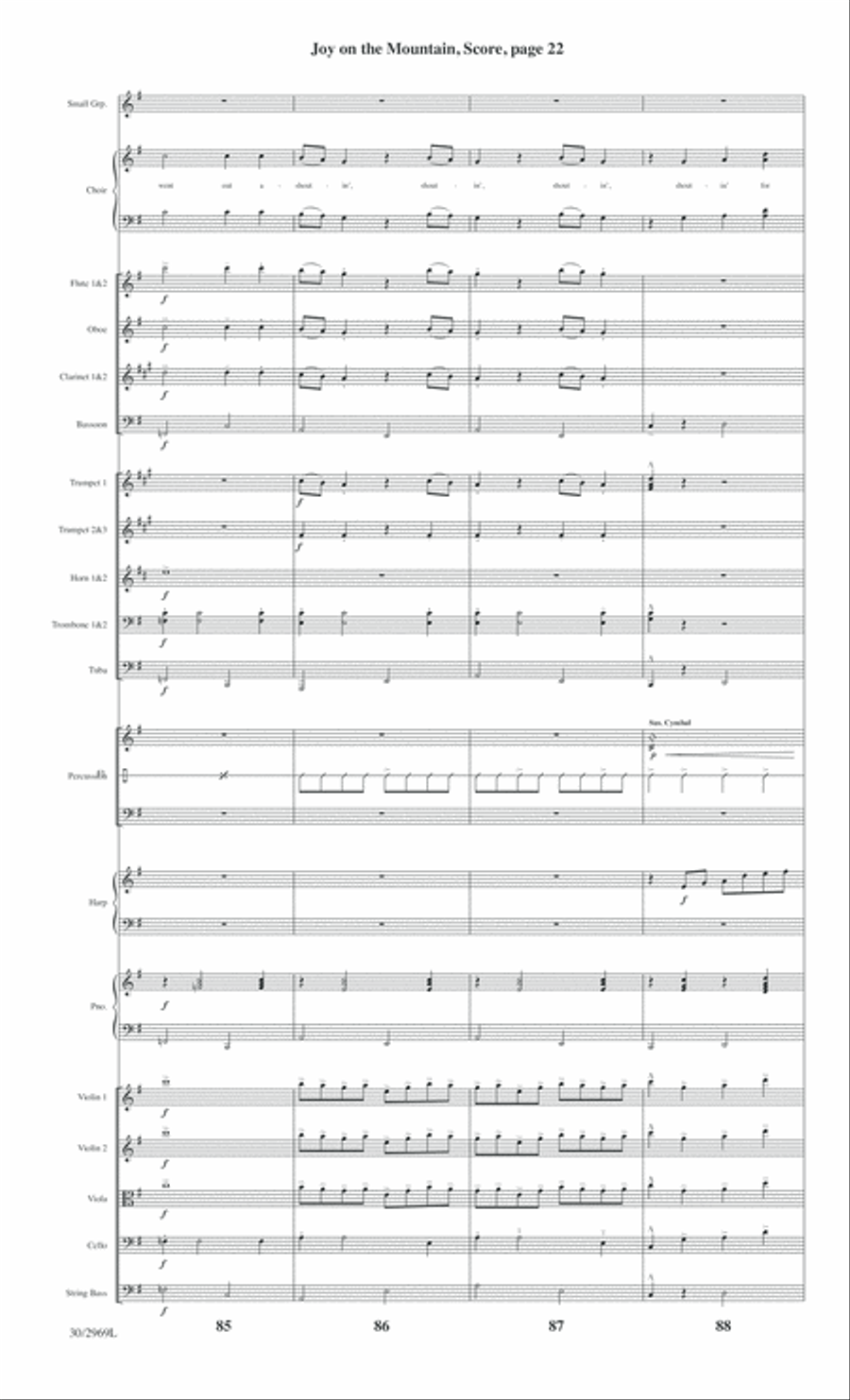 The Heart of Christmas - Full Score Choir scores gallery preview page 151