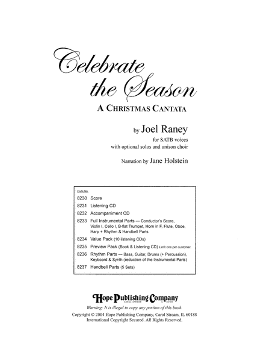 Celebrate the Season Handbell Choir scores gallery preview page 2