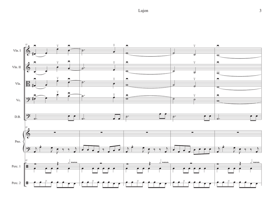 Lujon by Henry Mancini Score and Parts - Digital Sheet Music page 3