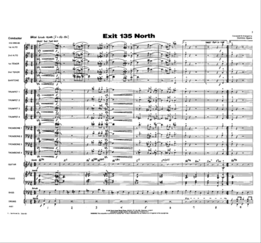 Exit 135 North Exit 135 North Jazz Ensemble scores gallery preview page 2