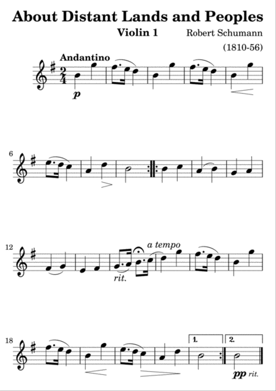 Two Pedagogical Easy String Quartets String Quartet scores gallery preview page 2