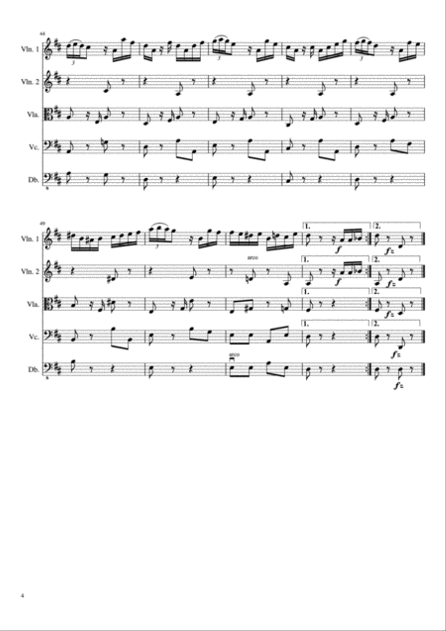 El Choclo String Orchestra scores gallery preview page 5