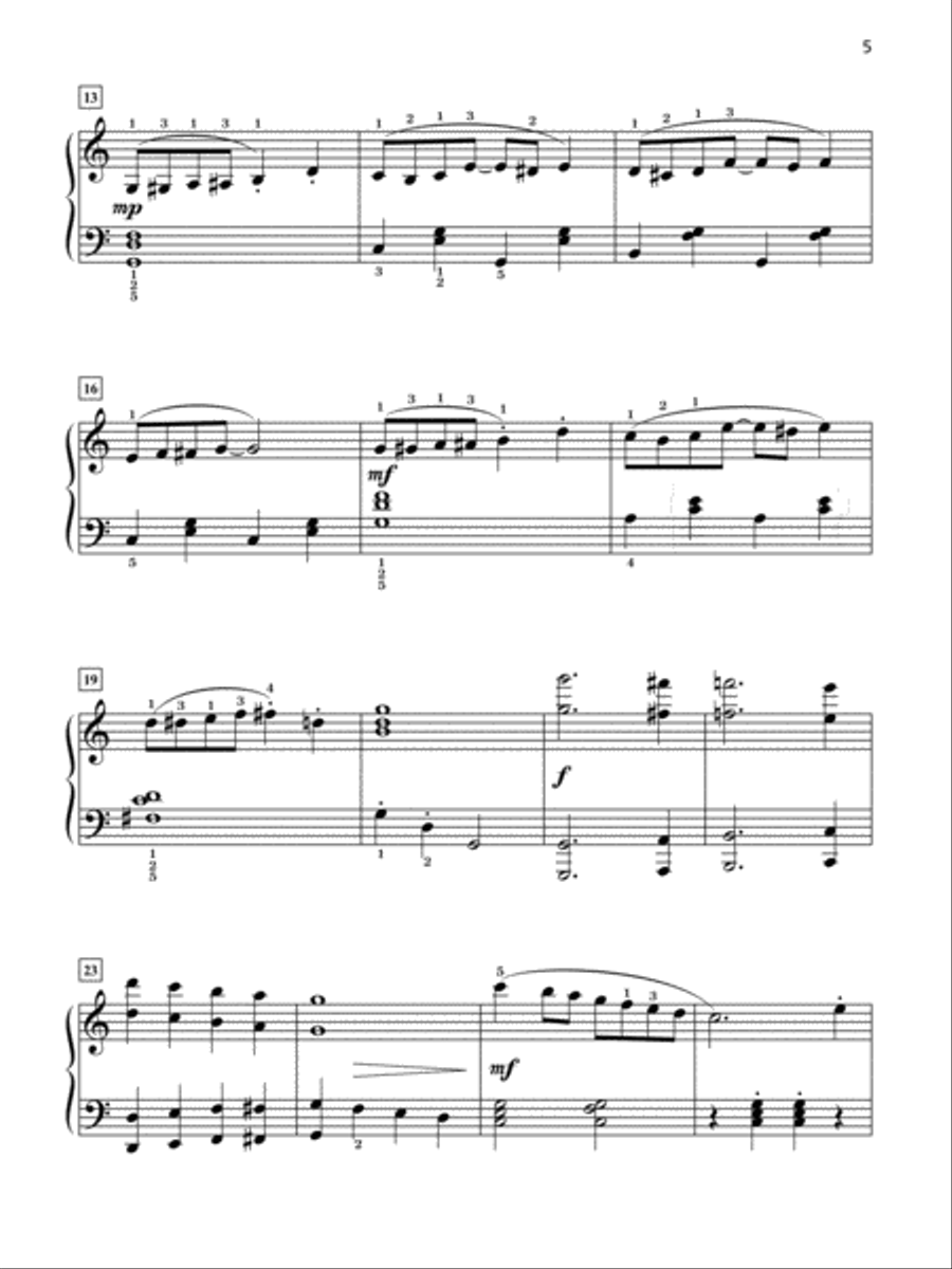 In All Keys, Book 2: Flat Keys: Intermediate to Late Intermediate Piano Solos in All Major and Minor Flat Keys Piano Method scores gallery preview page 5