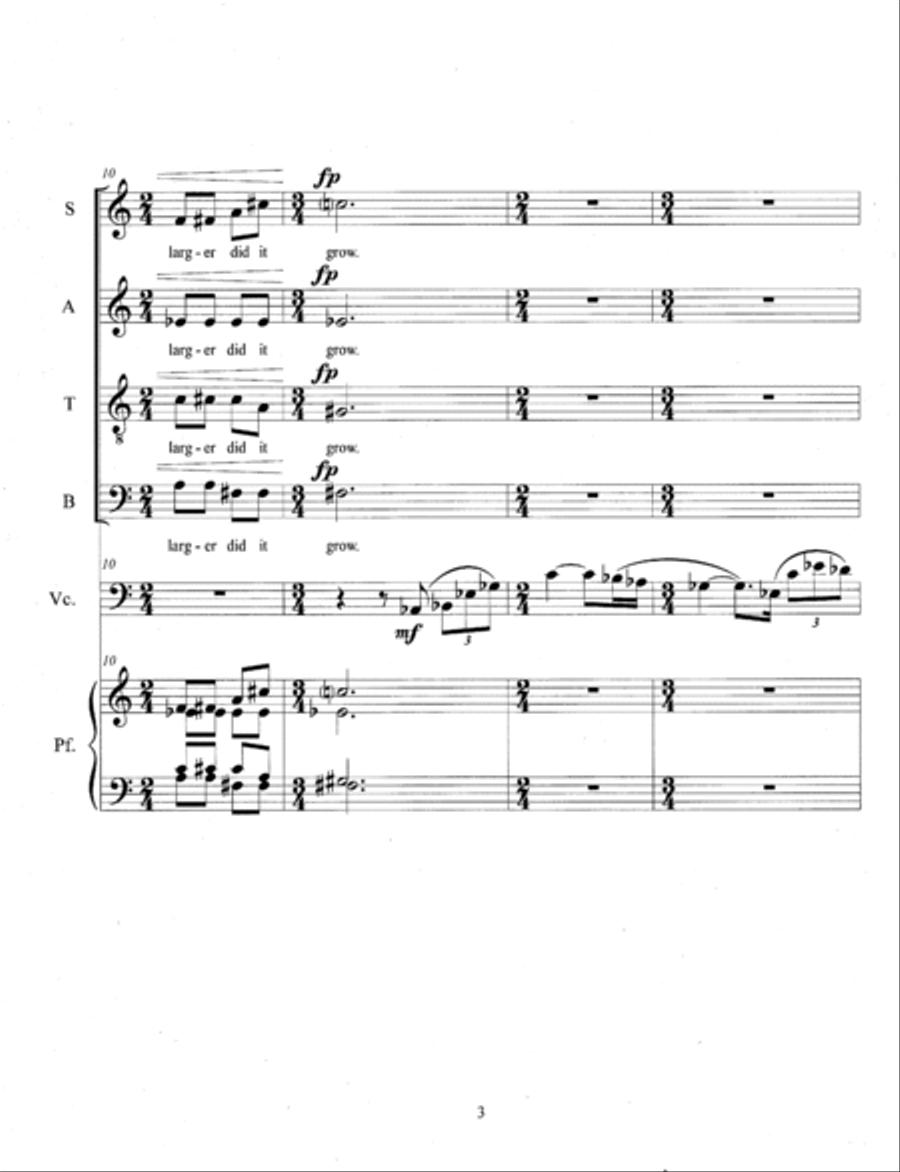 Out of My Deeper Heart (2015) Choir scores gallery preview page 5