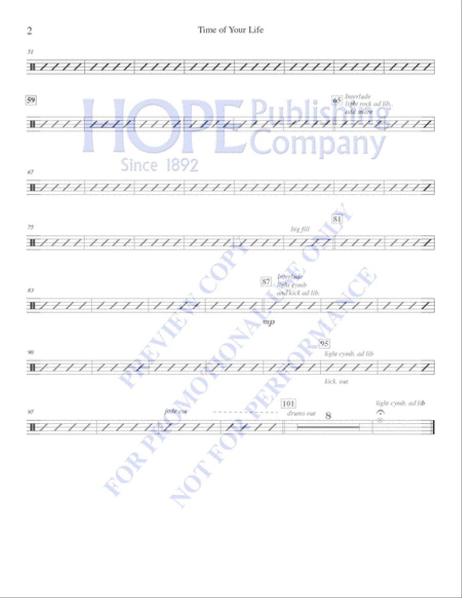 Time of Your Life (Good Riddance) 5-Octaves scores gallery preview page 9