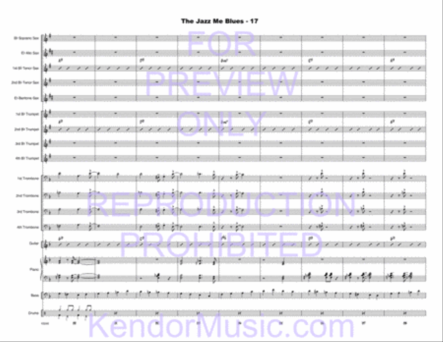Jazz Me Blues, The Jazz Me Blues, The Choir scores gallery preview page 50