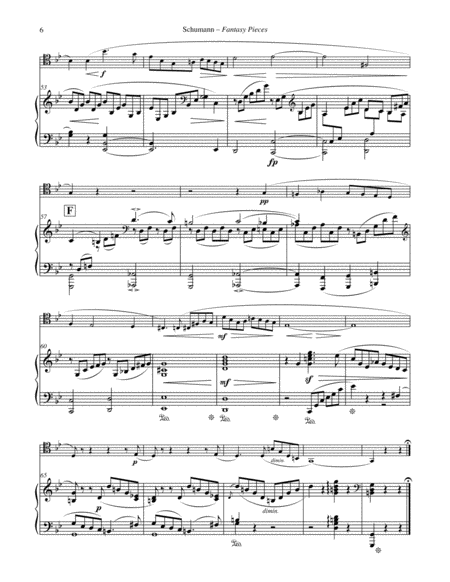 Fantasy Pieces, Opus 73 for Trombone and Piano