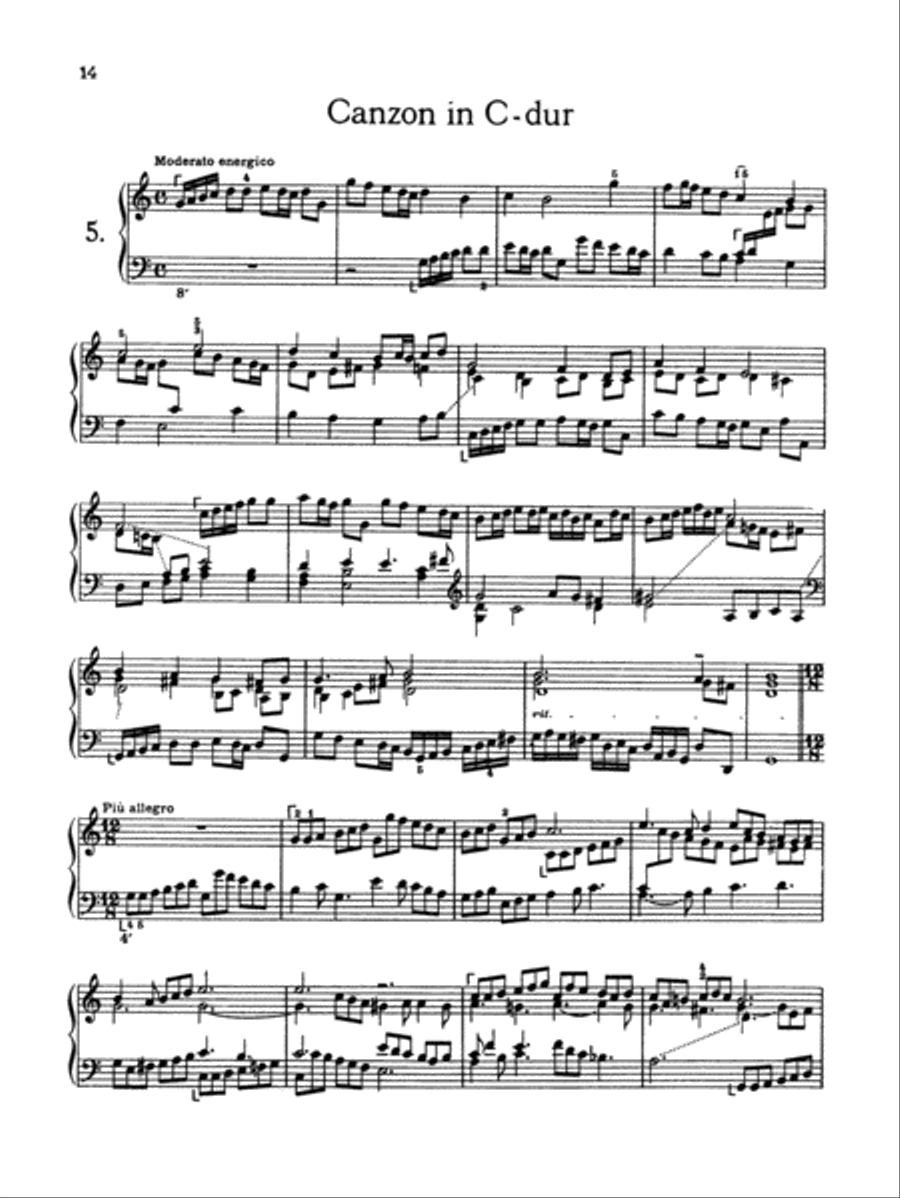 Froberger: Selected Works for Cembalo Piano Solo scores gallery preview page 1