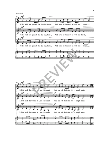 When Jesus Comes to Be Baptized 3-Part - Sheet Music