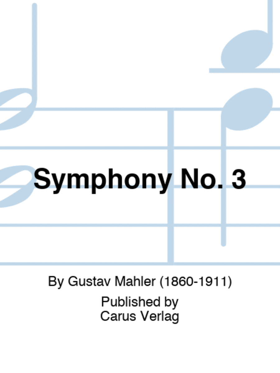 Symphony No. 3 Divisi scores gallery preview page 1