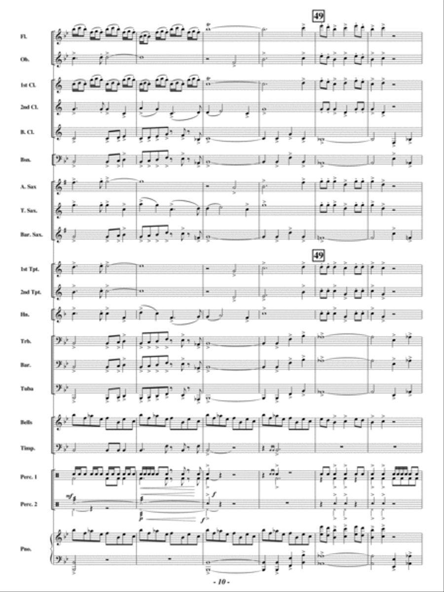 Sol Invictus Concert Band scores gallery preview page 9